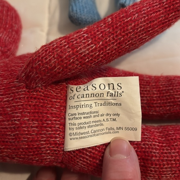 Sock Monkey with Cheer Outfit, Scarf, and Hat - Picture 3 of 6